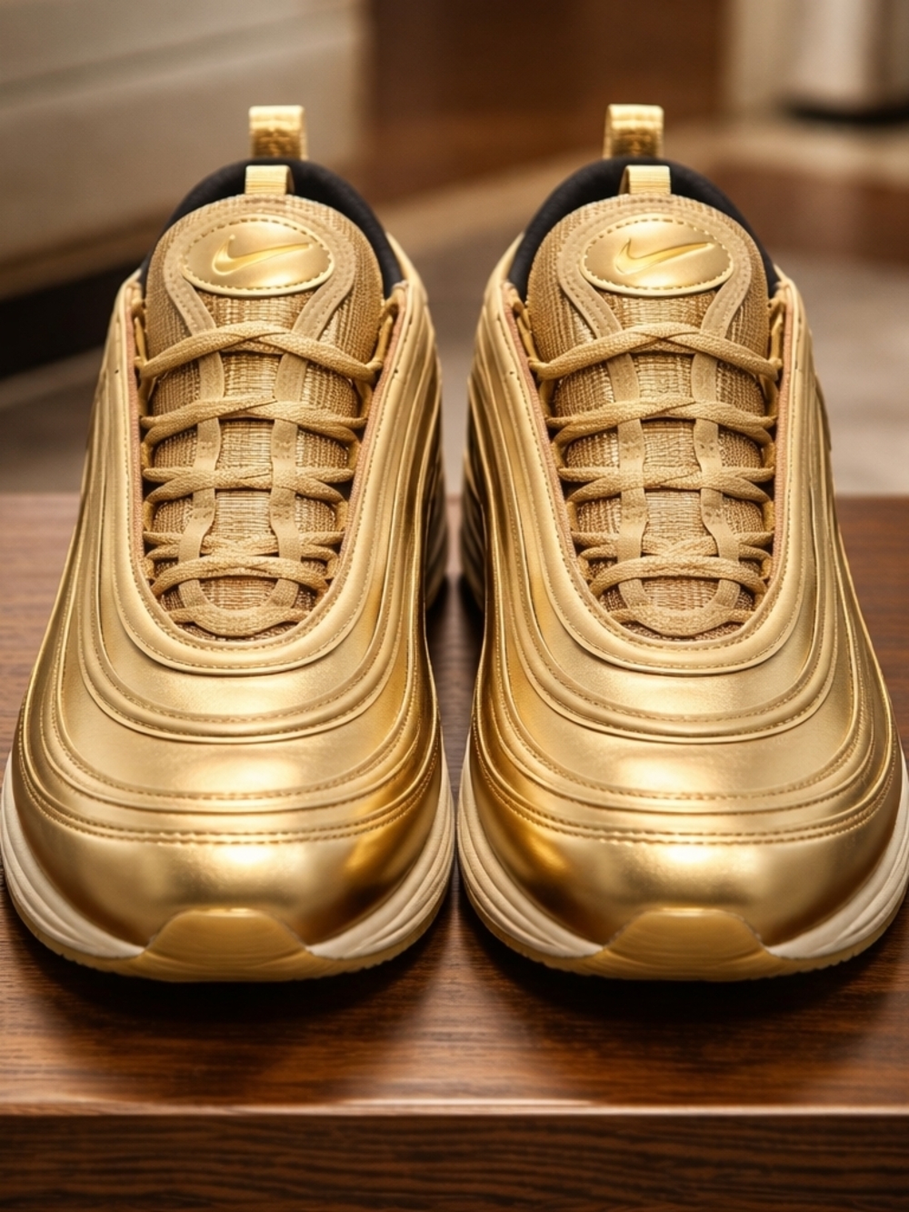 Nike Air Max 97 Metallic Gold Medal Olympics Retro Mens Size 12 CT4556-700